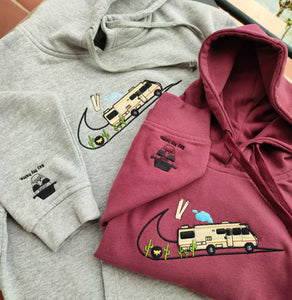 laboratory AutoCaravan Inspired Embroidered Unisex Hoodie, Embroidered Designs, Embroidered Sweatshirt, Embroidered TV serie, Drama